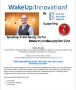 Foto für WakeUp:Innovation-Talk-Hybrid: Wie kann man "Innovationsräume" schaffen?